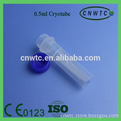 Free standing 0.5ml cryotubes